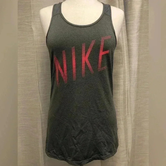Nike Tops - NIKE Dry-Fit Racerback Tank Top with Hot Pink Nike Logo